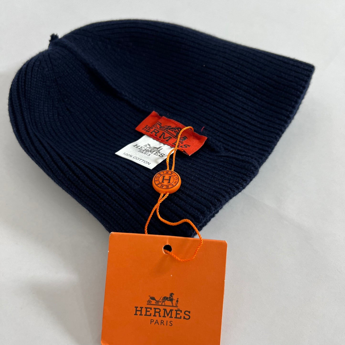 Bonnet Hermès Bleu