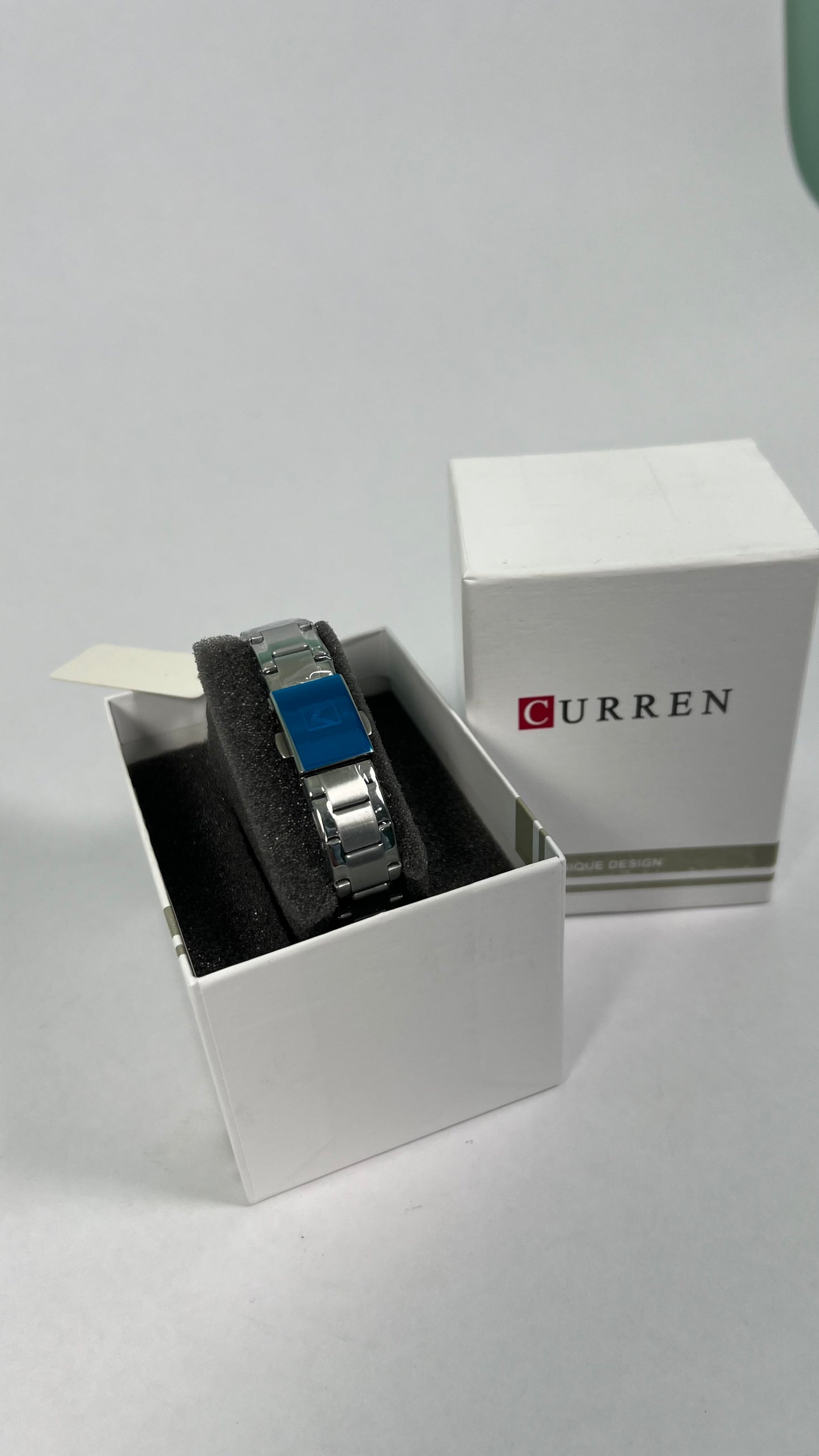 Montre Curren C9090L Silver Light Bleu