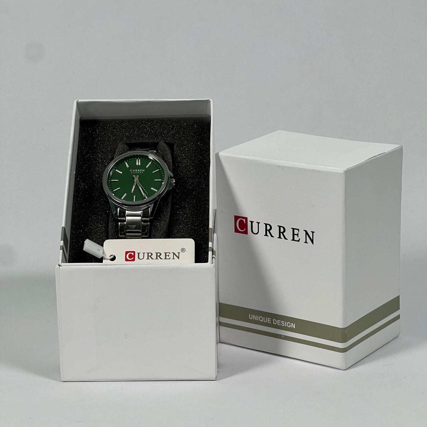 Montre Curren C9090L Silver Green